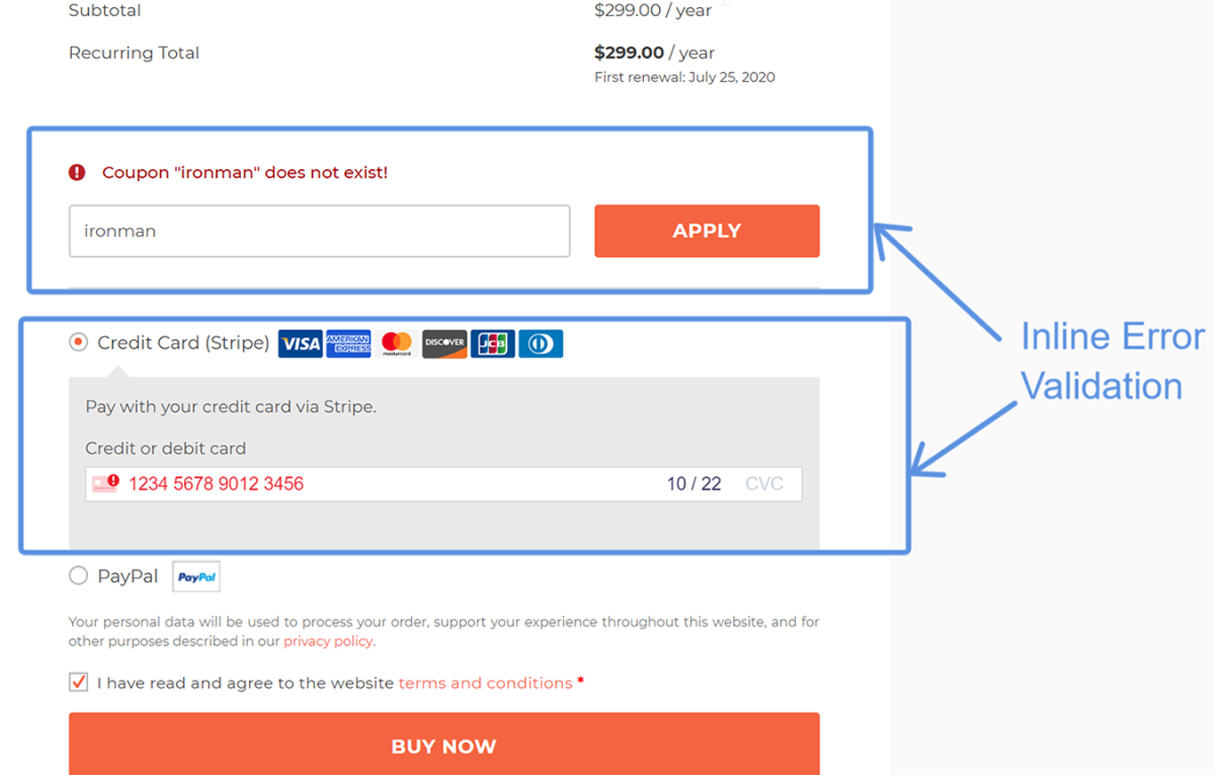 16 WooCommerce Checkout Optimization Secrets Revealed – Bring On the Profit! Astra Woo Checkout Inline Error Validation
