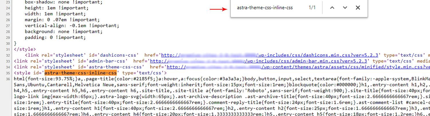 Astra 2.1 is Out with Cleaner HTML and Faster Load Time! Astra 2.1 inline css