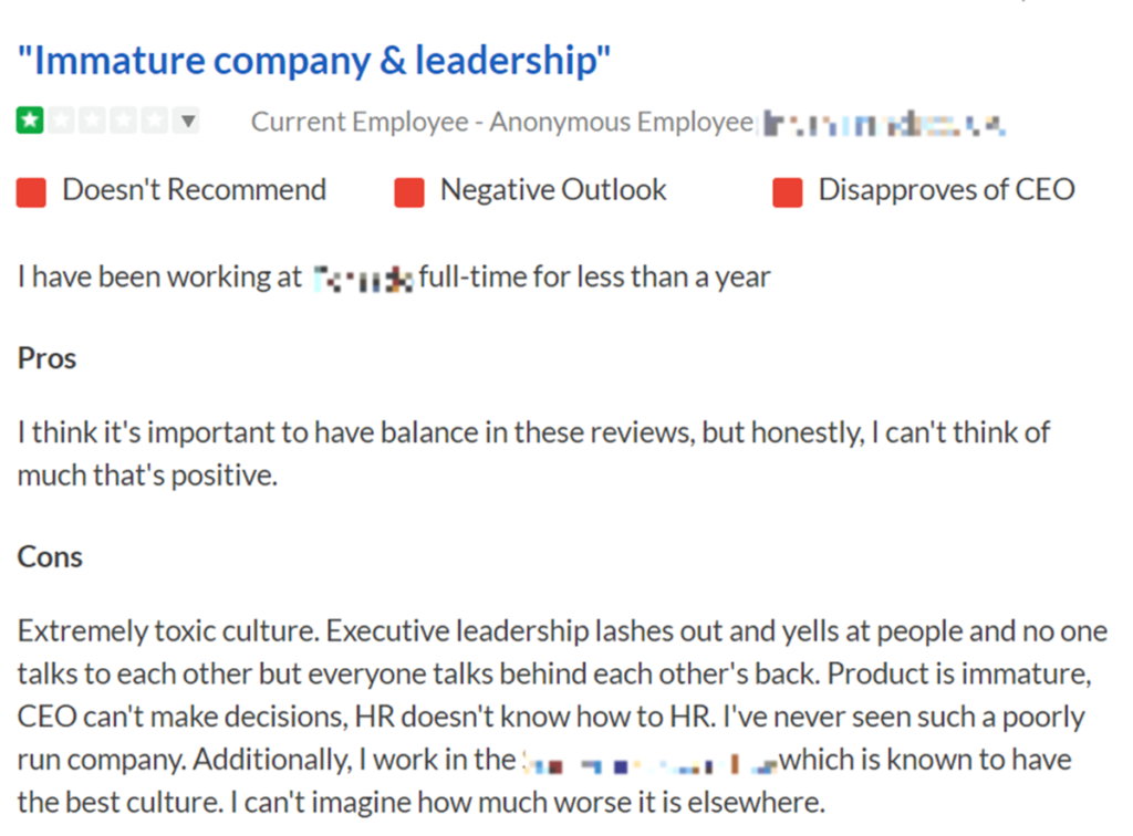 When to Fire a Clients and How to Do It! Check client reviews on platforms like Glassdoor, etc.