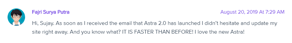 Astra 2.1 is Out with Cleaner HTML and Faster Load Time! Astra 2.0 Review from Fajri