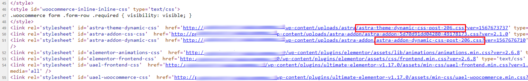 Naming Convention for Astra 2.1.0 CSS File(s) Naming Conventions Astra CSS File