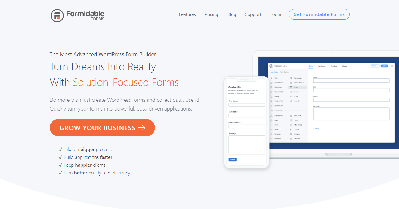 10 Best WordPress Survey Plugins: For Surveys, Questionnaires, Polls or Quizzes Formidable Forms WordPress plugin