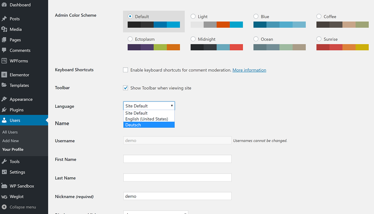How To Make Multilingual Websites With WordPress - Step by Step Guide Wordpress Site Language