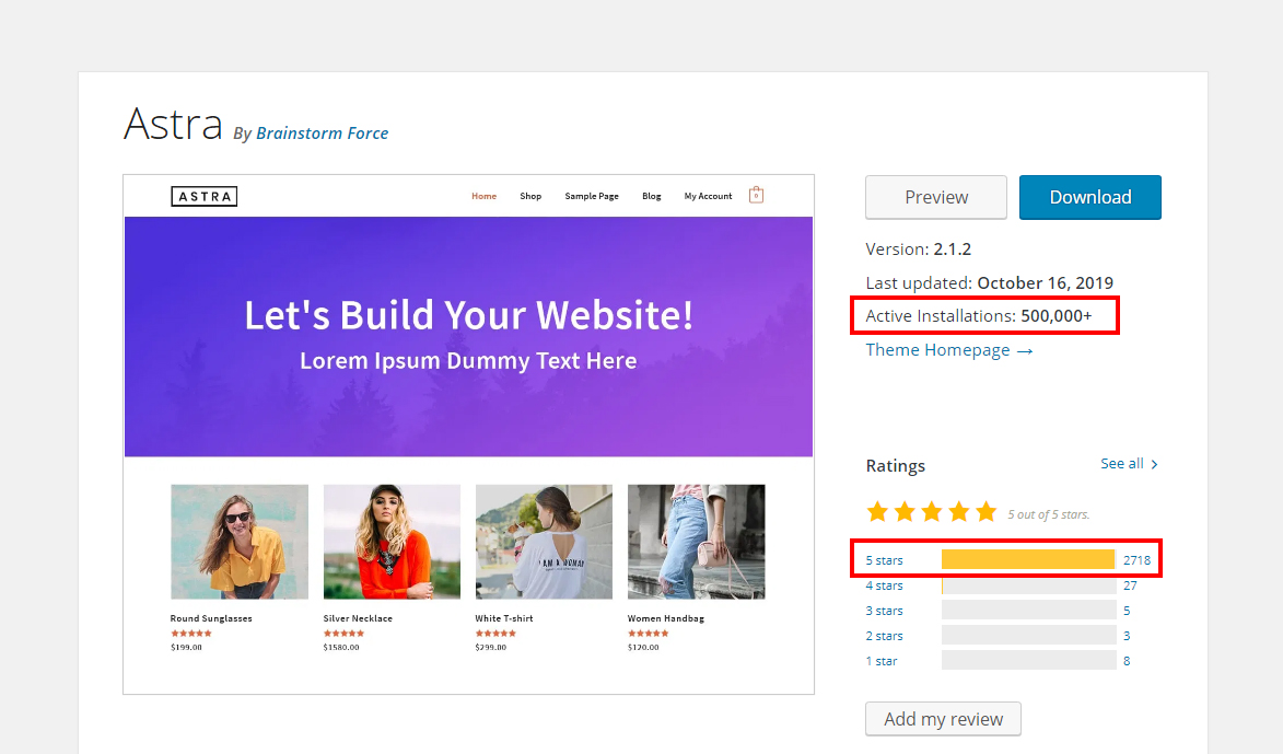 500,000 Websites Have Been Built with Astra in Less than 30 Months! Astra Active Installations