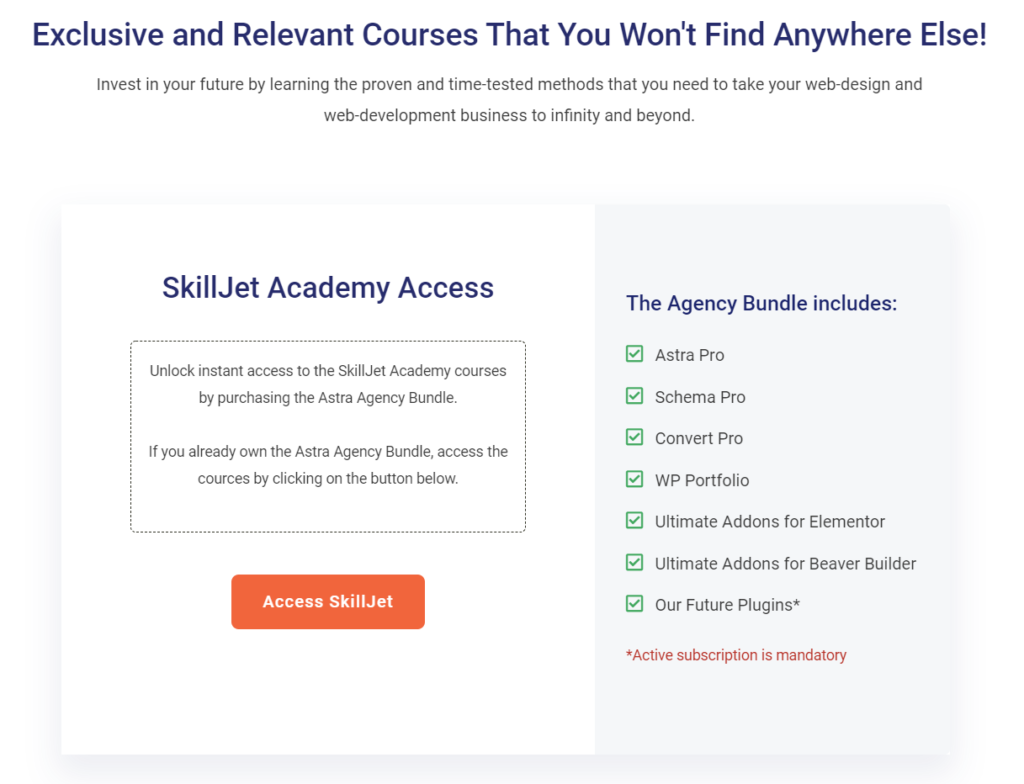 Get SkillJet Access - Brainstorm Force Customer SkillJet Courses Access