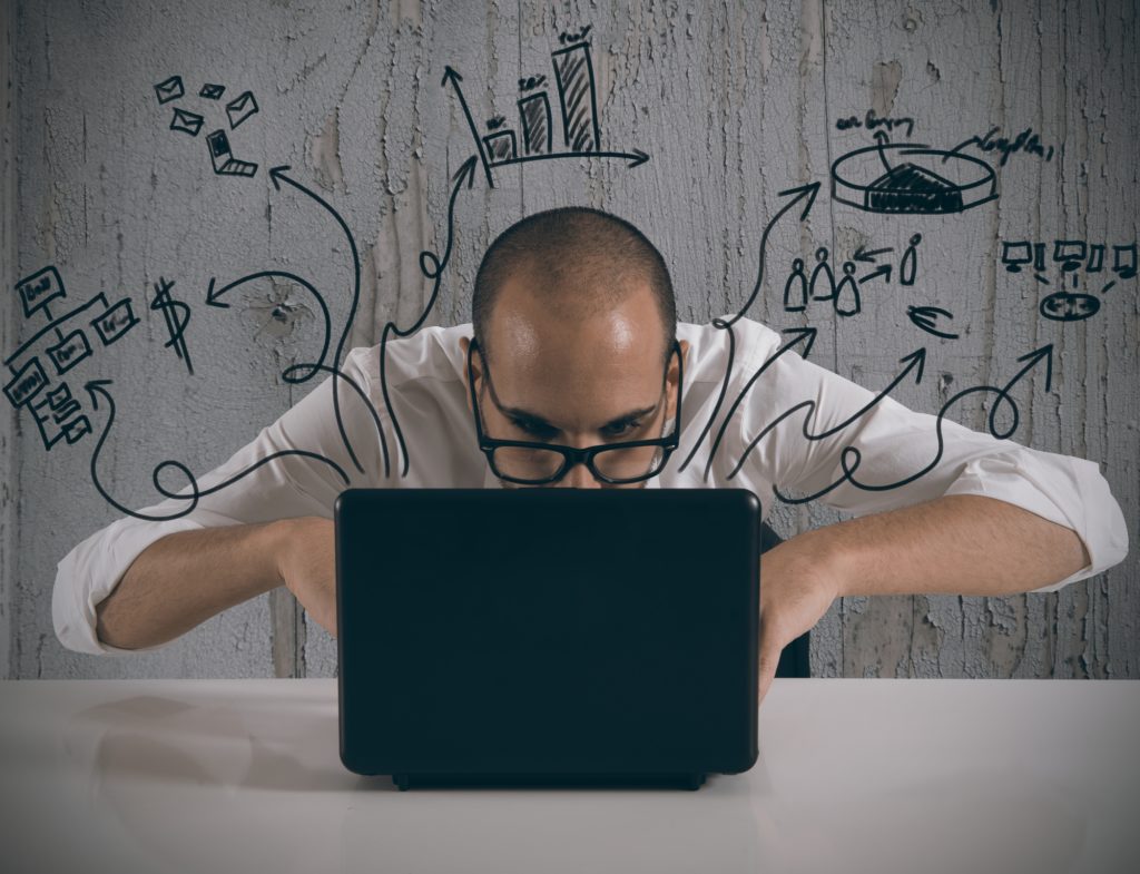 Why Use an Astra Pro Nulled Themes When You Can Download It for Free? Businessman working with laptop