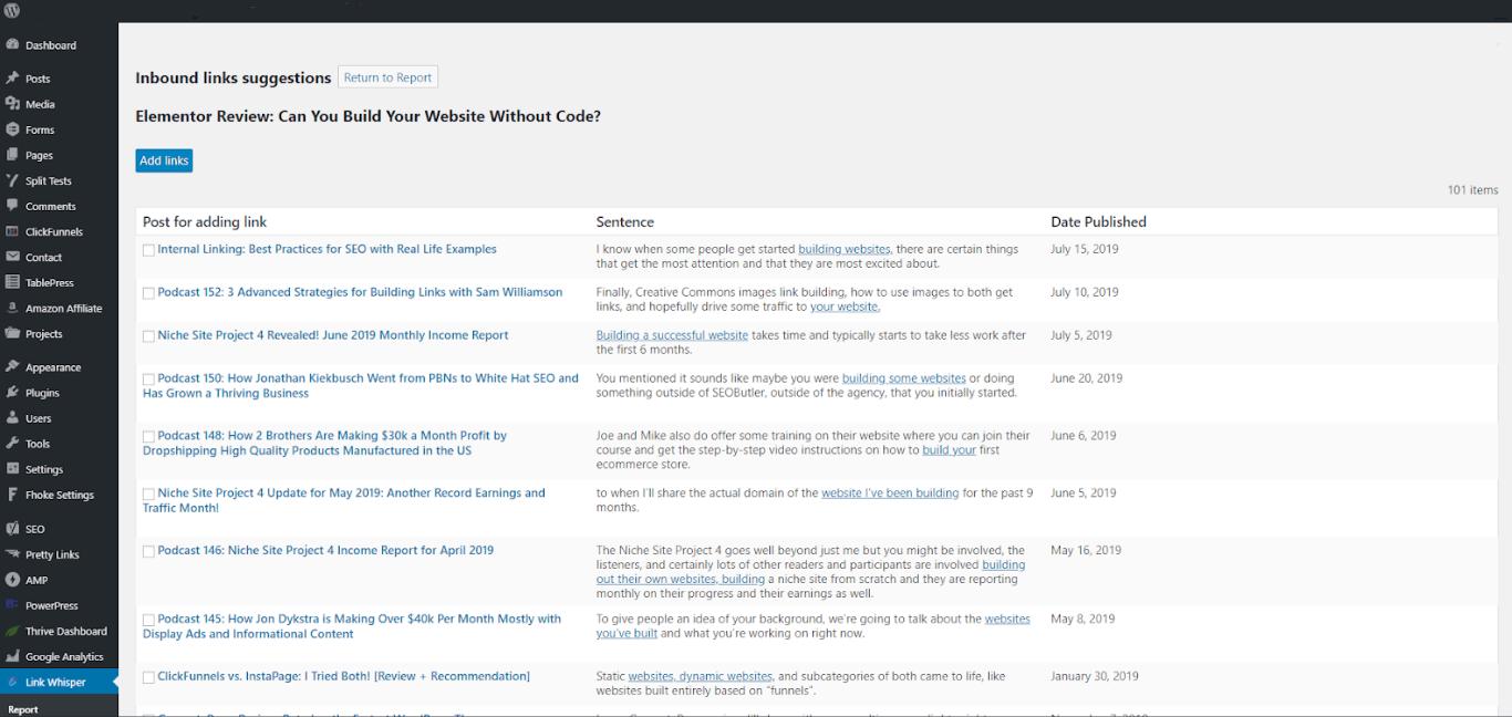 How To Add an Internal Link in WordPress - Beginner's Guide link whisper build internal links
