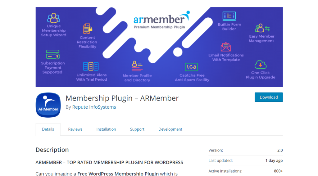 Grow a Profitable Community: 17 Membership Plugins Reviewed ARMember membership plugin