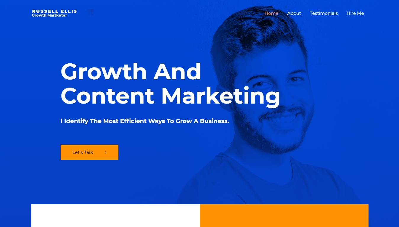 How To Create a Portfolio With Elementor - Step by Step Guide astra growth marketing template