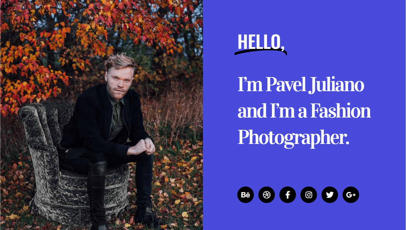 How To Create a Portfolio With Elementor - Step by Step Guide elementor fashion photography template by elementor