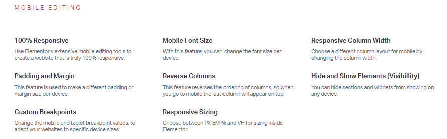 Elementor Pro Nulled – All the Risk for No Reward elementor mobile editing features including responsiveness