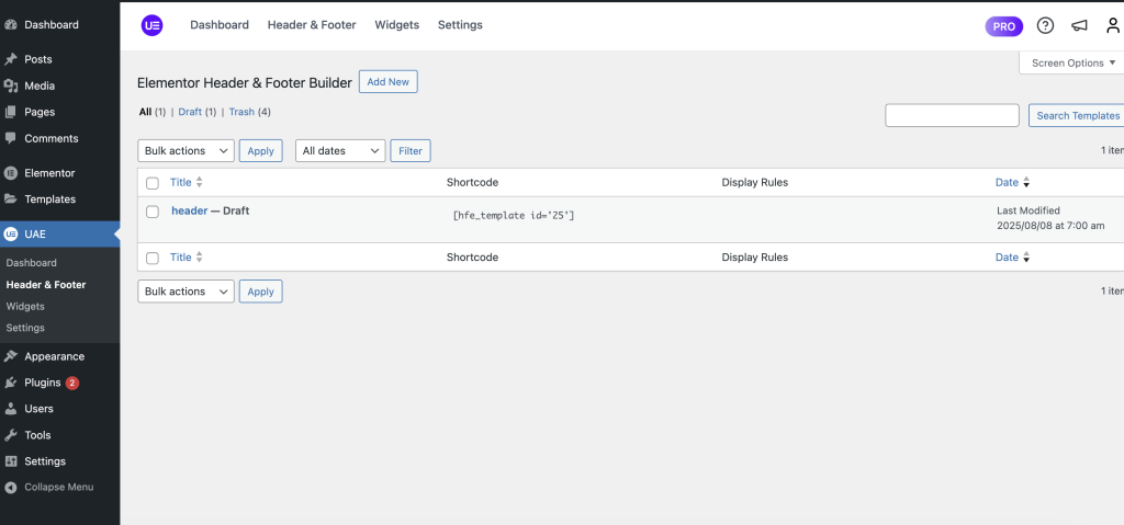 How To Create Sticky Headers Using Ultimate Addons for Elementor Image 1024x479