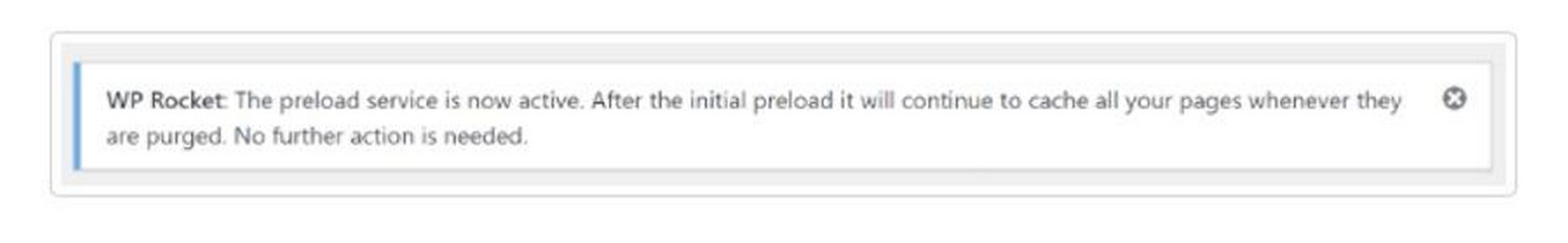 WP Rocket Review: Will It Really Skyrocket Website Performance? preload message
