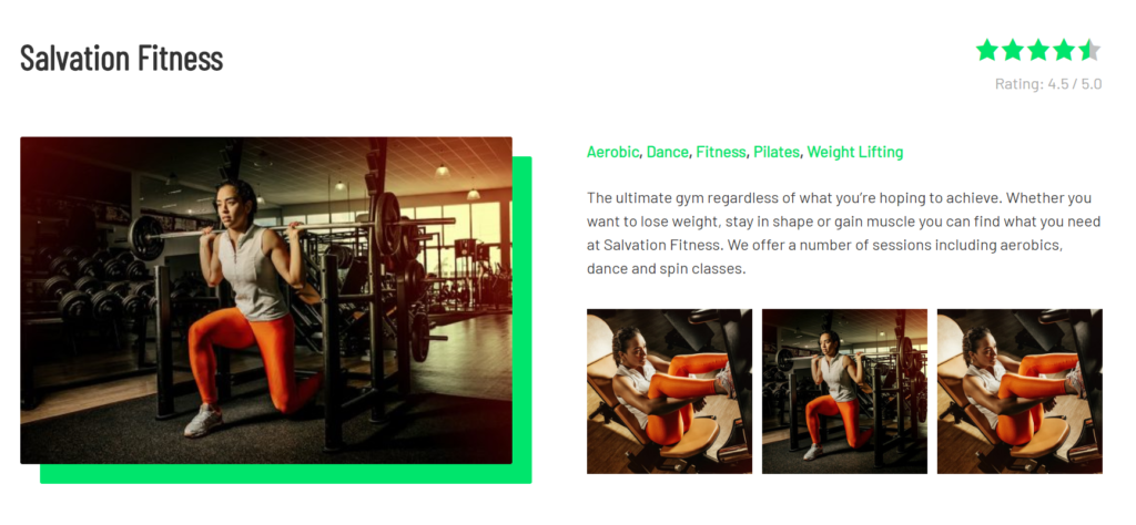 How To Create Dynamic Websites Using Toolset Blocks and Ultimate Addons salvation fitness dynamic content sample
