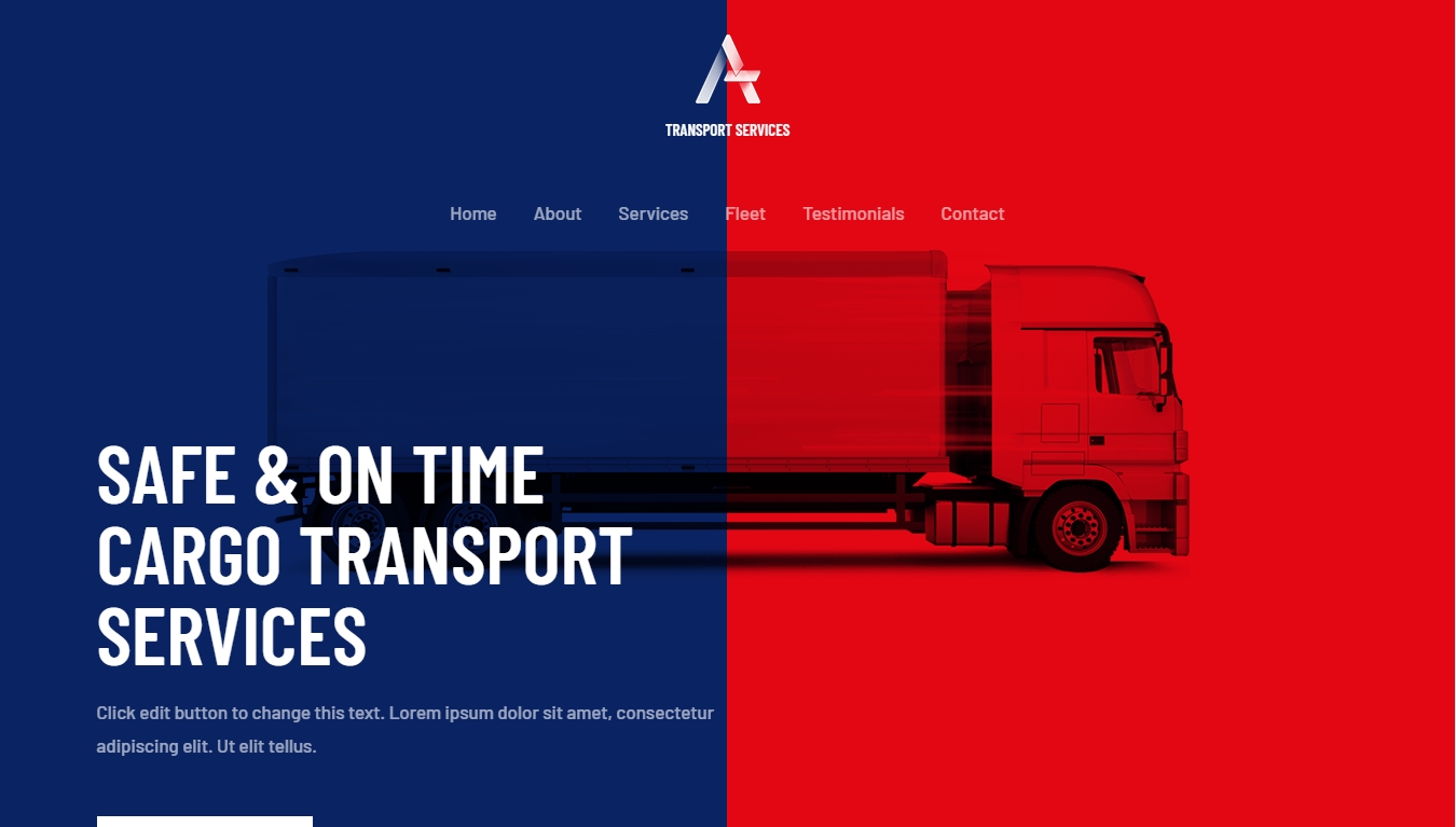 How To Create a Portfolio With Elementor - Step by Step Guide astra transport services template