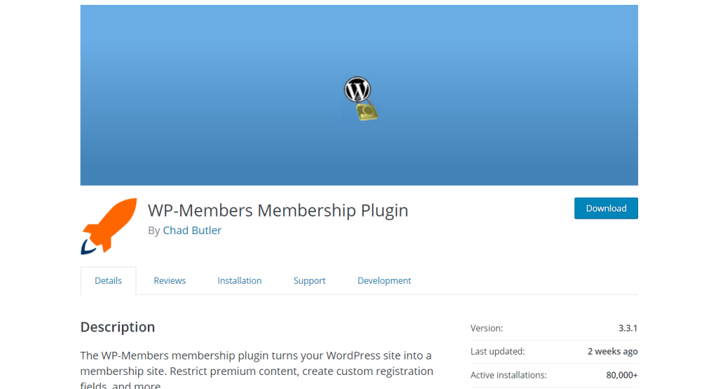Grow a Profitable Community: 17 Membership Plugins Reviewed WP-Members membership plugin
