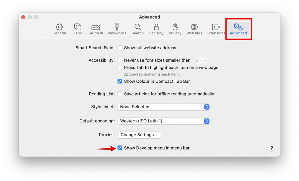 How To Clear the WordPress Cache: 5 Ways To Clear All Your Caches advanced menu for safari preferences