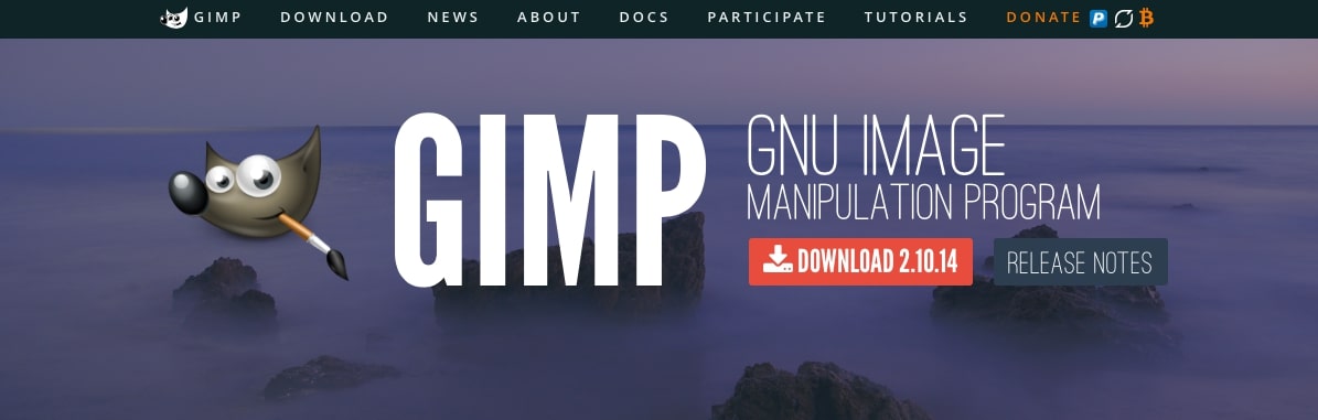 The 20 Best Web Design Software Products for Web Designers (Free and Paid) GIMP homepage