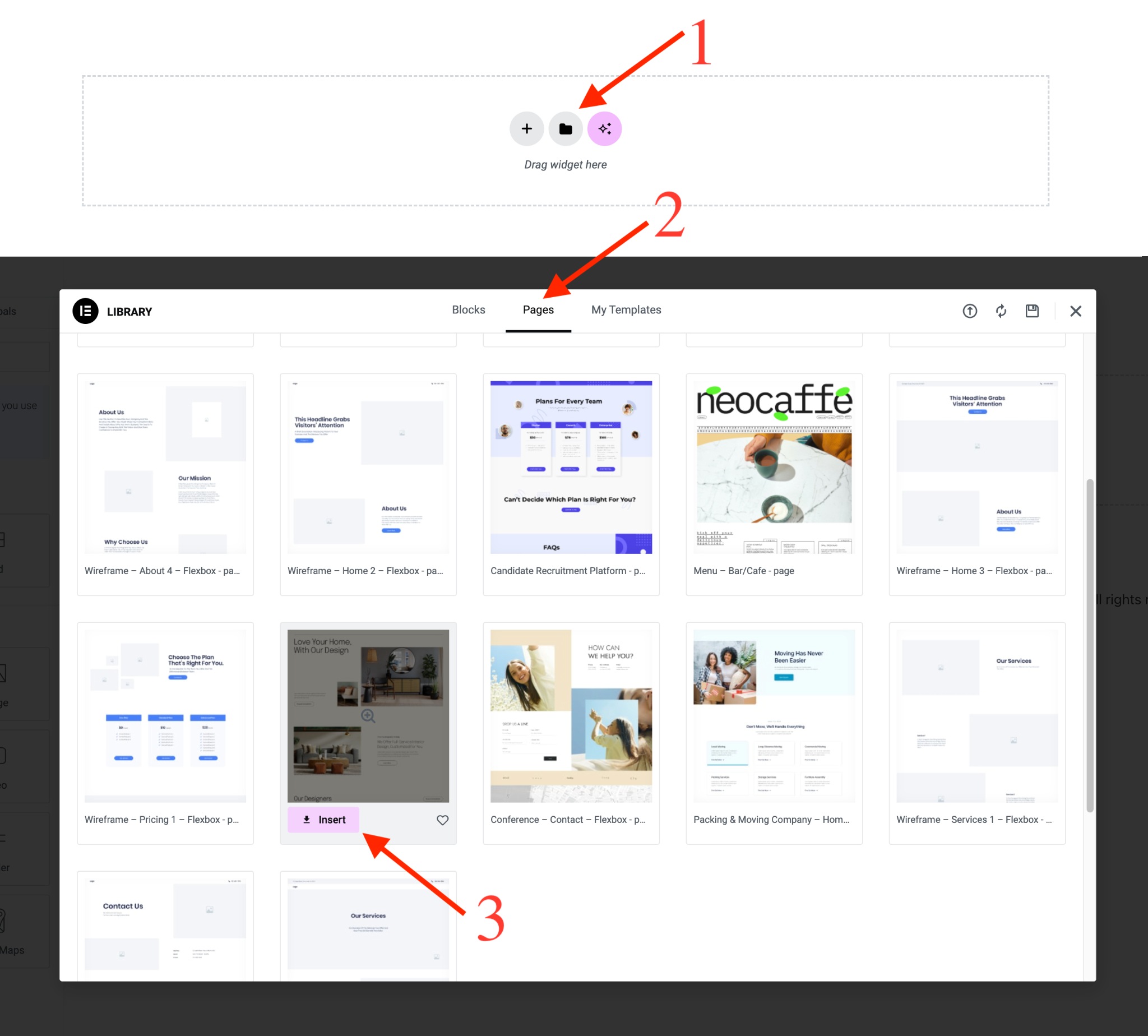 Parallax Perfection: A Tutorial for Elementor Free and Pro import page template