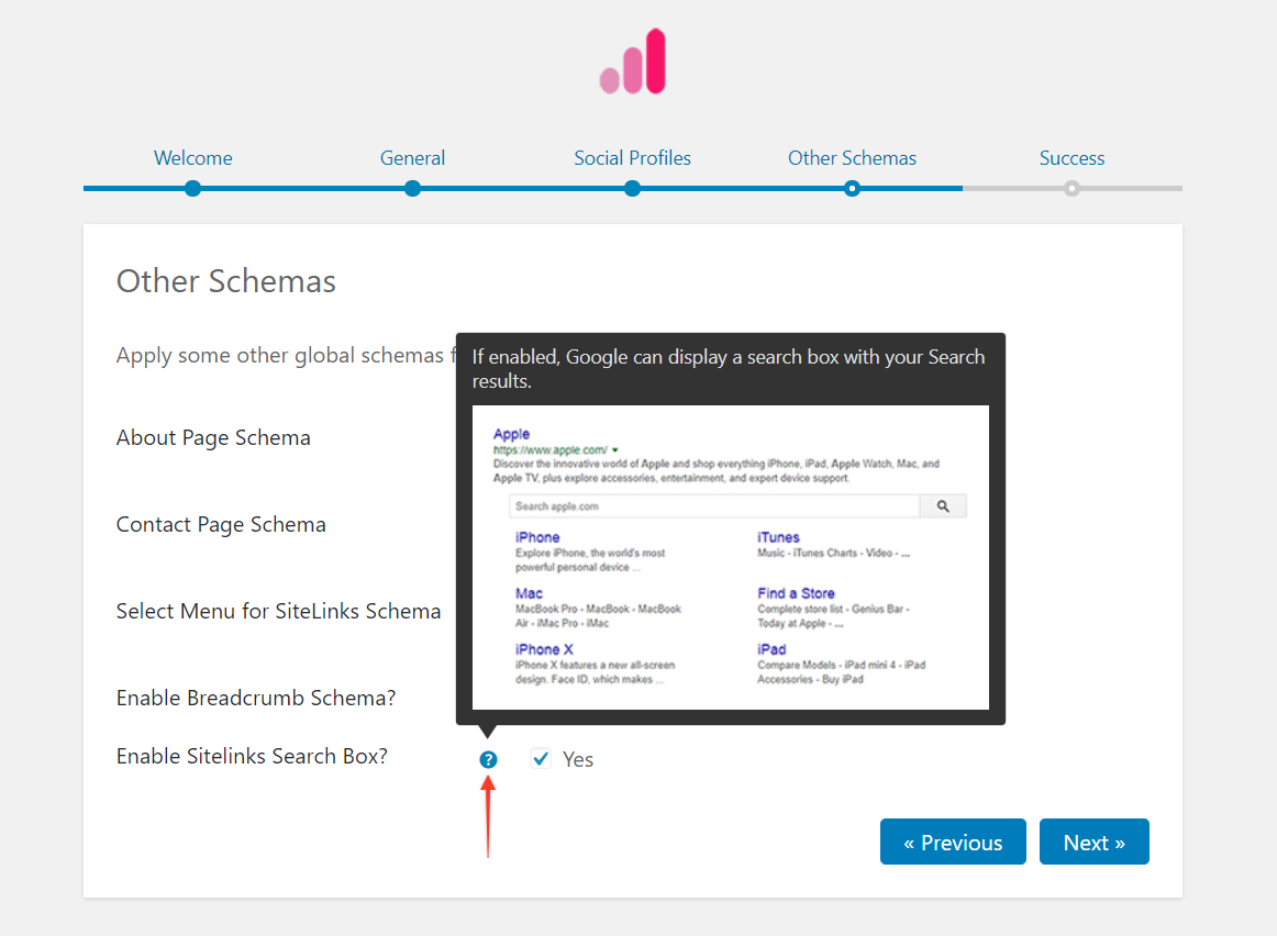 How To Add Rich Snippets to WordPress – A Beginner’s Guide Schema Pro enable sitelink search box