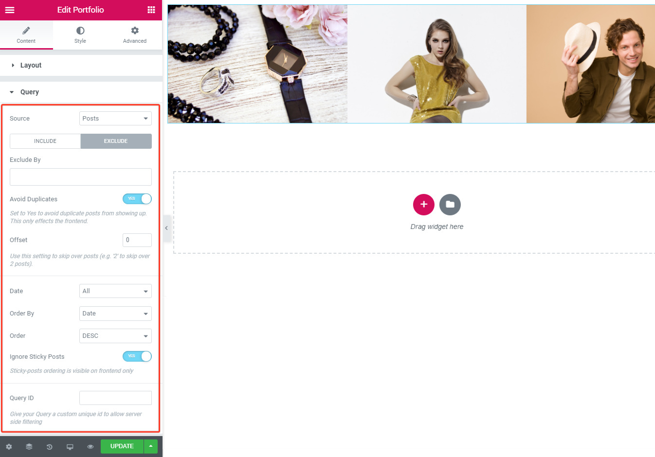 How To Create a Portfolio With Elementor - Step by Step Guide Elementor portfolio settings 2