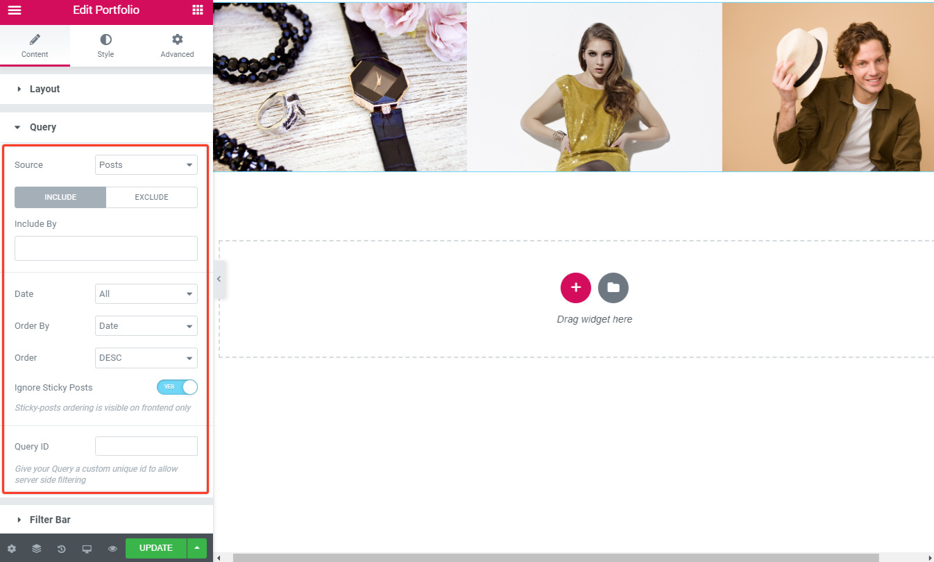 How To Create a Portfolio With Elementor - Step by Step Guide Elementor portfolio settings