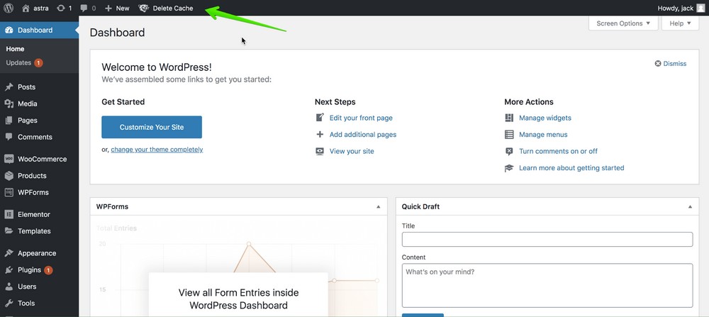 How To Clear the WordPress Cache: 5 Ways To Clear All Your Caches WP fastest cache