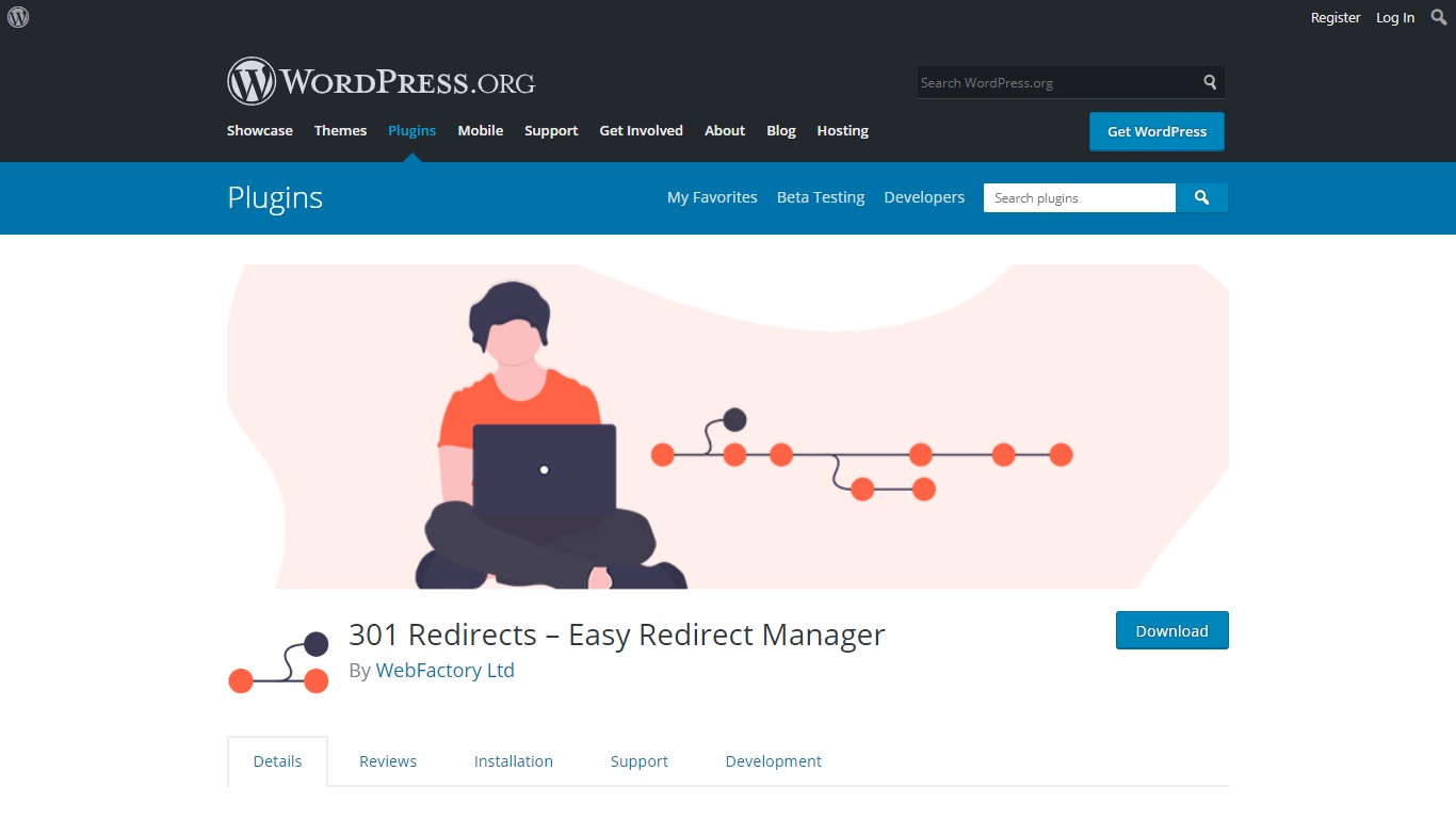 WordPress 301 Redirect: How To Create, Remove and Manage Redirects in WordPress 301 Redirects plugin download from WordPres.org