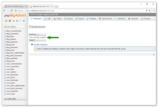 WordPress Database Optimization: Step by Step Guide for Beginners Database Table Name