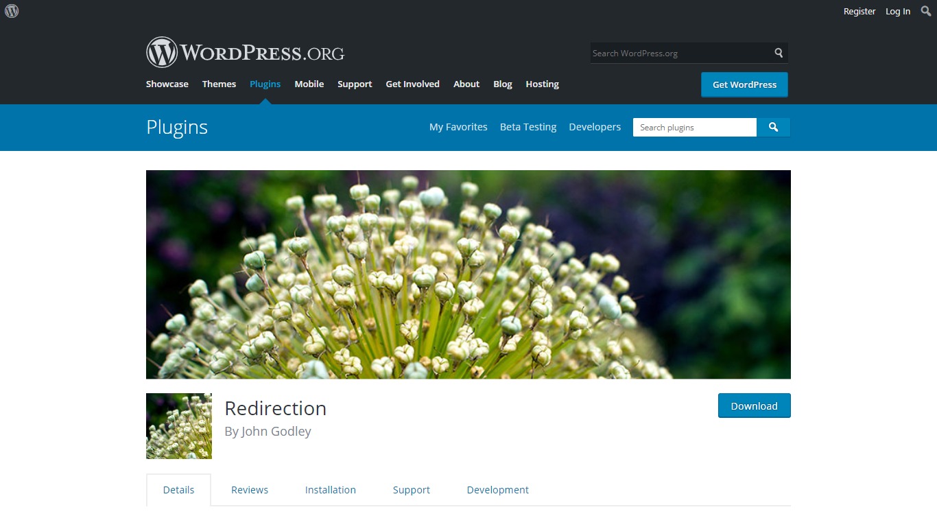 WordPress 301 Redirect: How To Create, Remove and Manage Redirects in WordPress Redirection plugin download page on WordPress.org