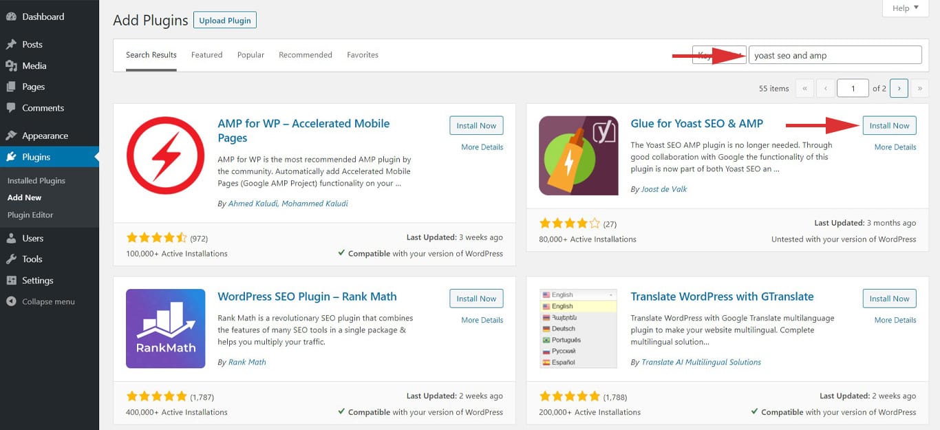 WordPress AMP: How To Set Up Google AMP + 4 Best Plugins Install Yoast AMP plugin