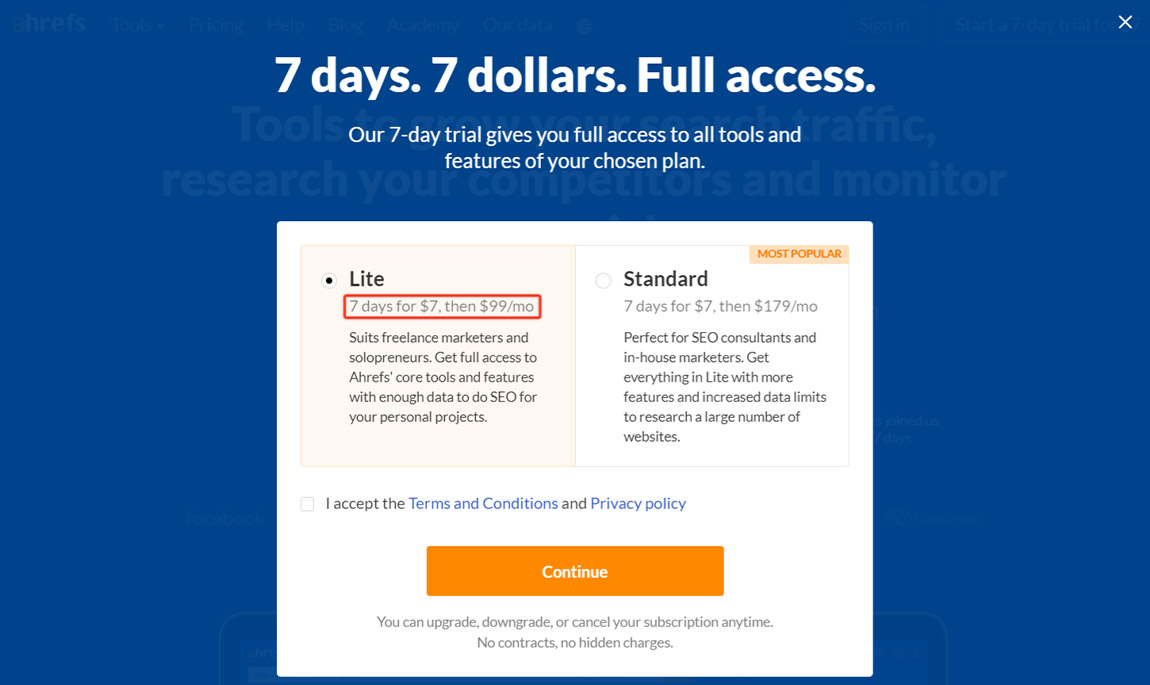 Tripwire Funnels: Complete Guide With 9 Powerful Examples ahref lite version trial
