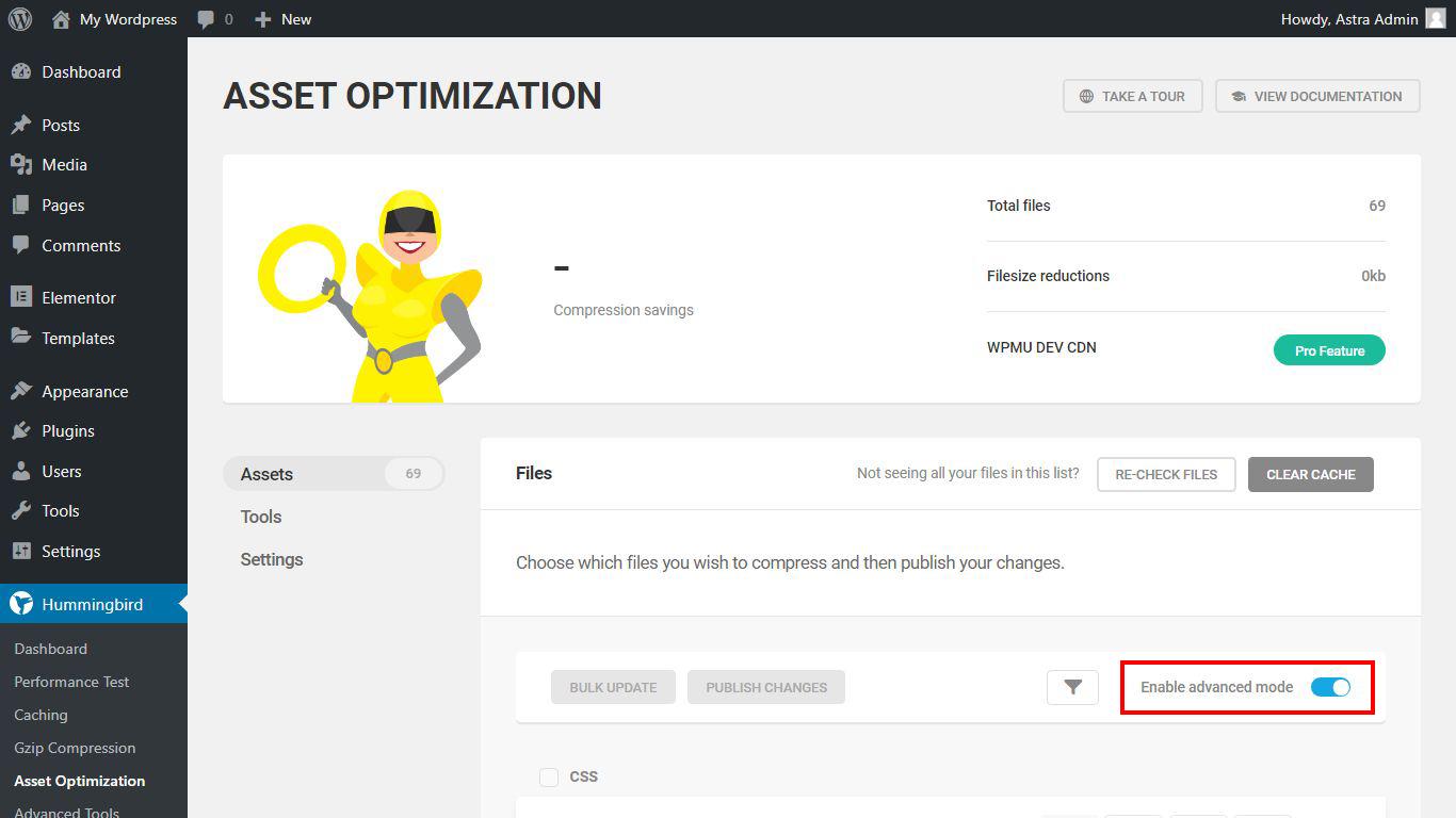 How To Eliminate Render Blocking CSS in WordPress Enabling advanced options on HummingBird