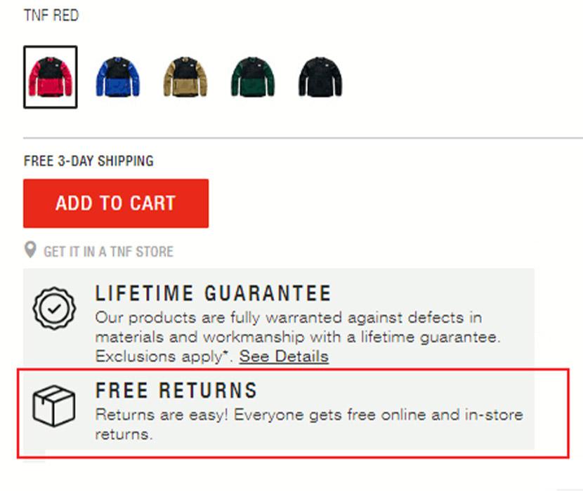 How To Reduce Cart Abandonment: 21 Proven Ways Free Returns Image