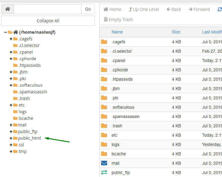 How To Add Expires Headers to WordPress: Manual + Plugin Methods Host's root directory shown in the File Manager