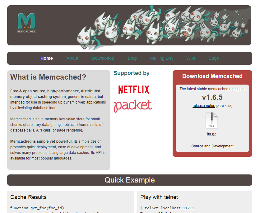 WordPress Object Cache: What Is It and What Do You Need To Know Memcached homepage