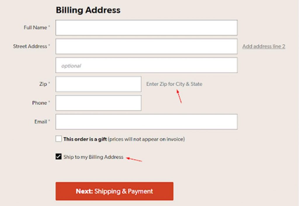 How To Reduce Cart Abandonment: 21 Proven Ways Minimalistic Checkout Form Image 1024x707