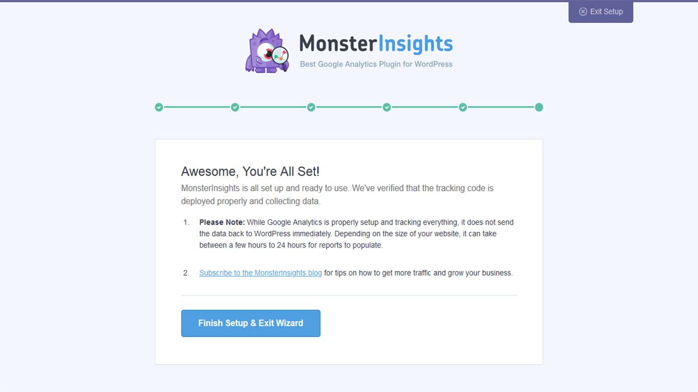 How To Add Google Analytics to WordPress (Step by Step Guide) MonsterInsights install message