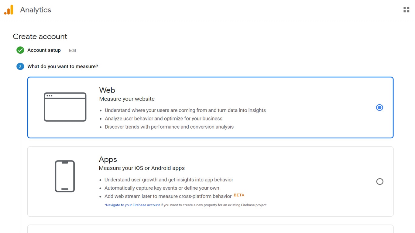 How To Add Google Analytics to WordPress (Step by Step Guide) Set up measure in Analytics