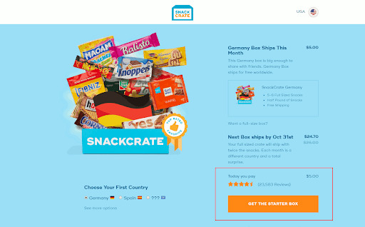 Tripwire Funnels: Complete Guide With 9 Powerful Examples SnackCrate subscription services