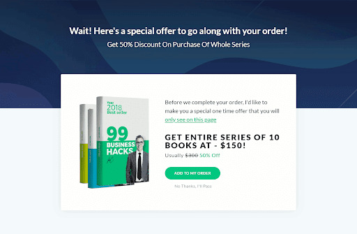 Tripwire Funnels: Complete Guide With 9 Powerful Examples Upsell page designed using CartFlows
