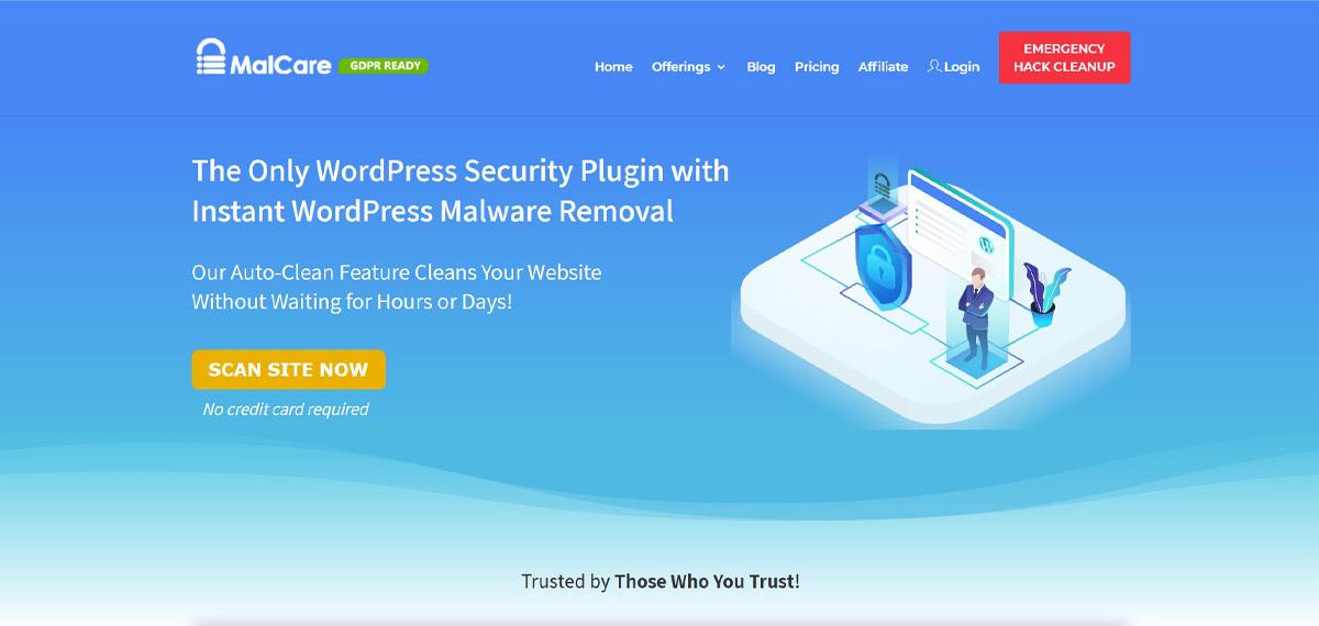 How To Fix Hacked WordPress Site – Step by Step Guide Malcare plugin site image