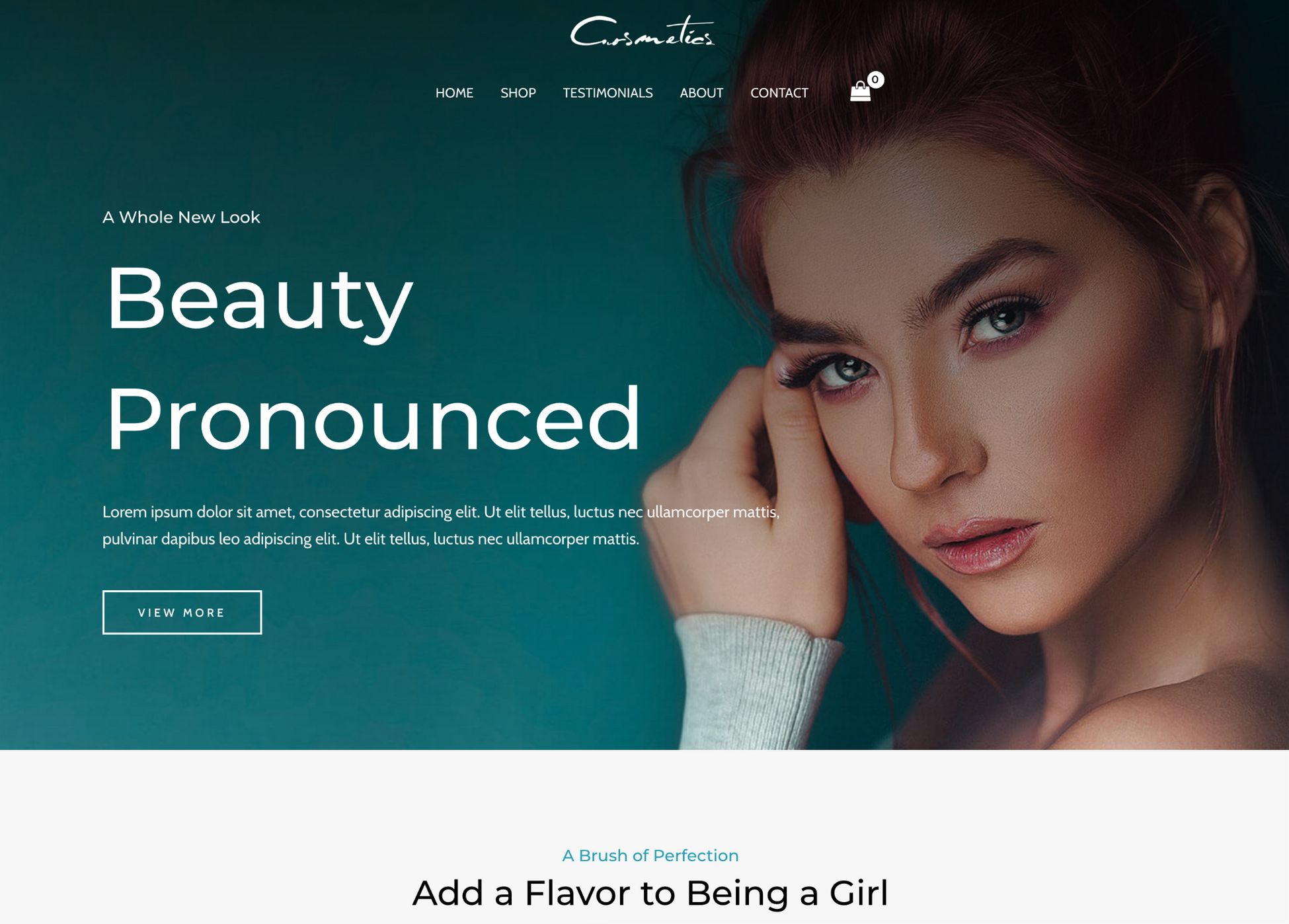 The Ultimate Shopify vs WooCommerce Showdown: Which Should You Choose? starter template - cosmetic store