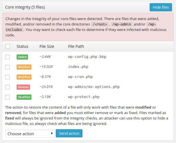 How To Fix Hacked WordPress Site – Step by Step Guide Sucuri core file integrity scan