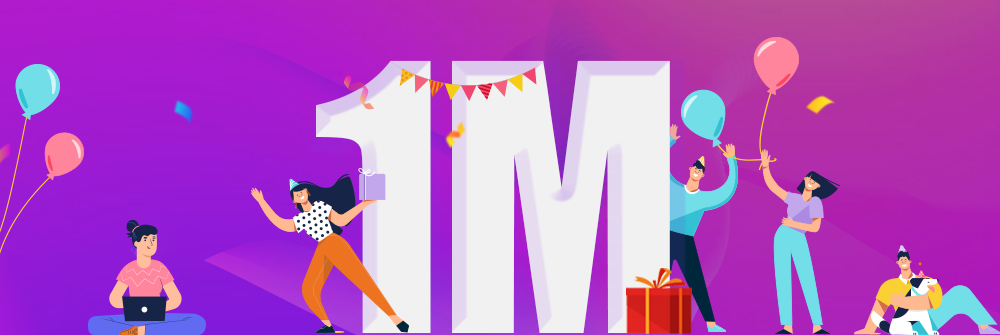 Celebrating 1 Million Active Installs! Astra's 1 million celebration
