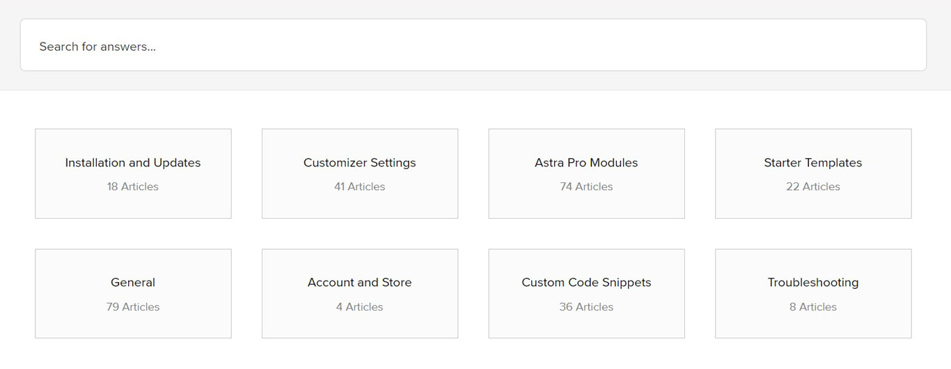 How To Choose a WordPress Theme: The Definitive Checklist Astra support docs