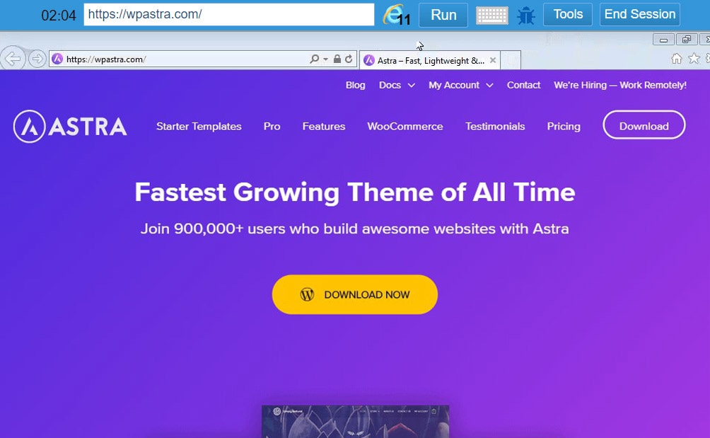 How To Choose a WordPress Theme: The Definitive Checklist Astra Site Browser Testing