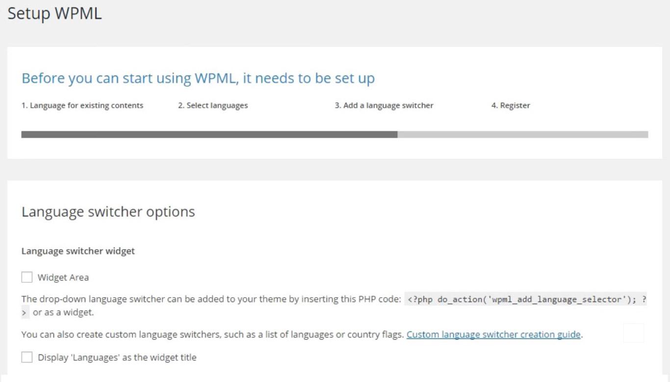 6 Best WordPress Multilingual Plugins - Free and Paid Options WPML language switcher image