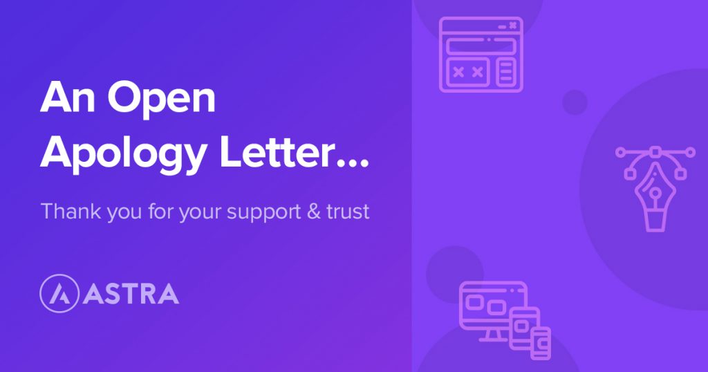 An Open Apology Letter… An open apology latter