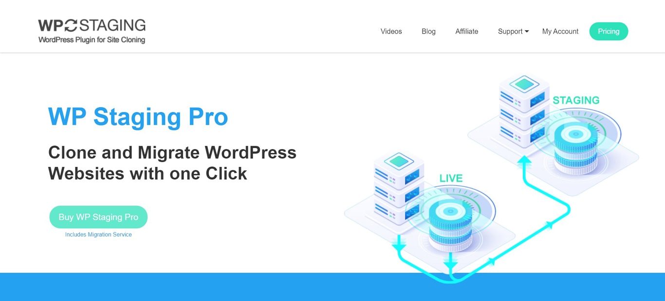 How To Clone a WordPress Site in Less Than 5 Minutes Using Free Tools WP Staging site image